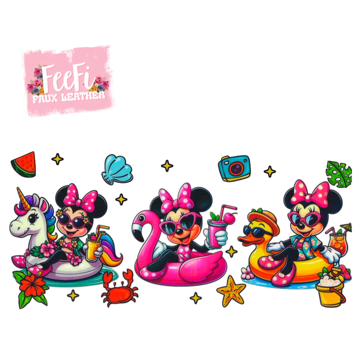 Mouse UV DTF Cup Wrap – Easy Cup Wrap for Tumblers & Projects FeeFiFauxLeather
