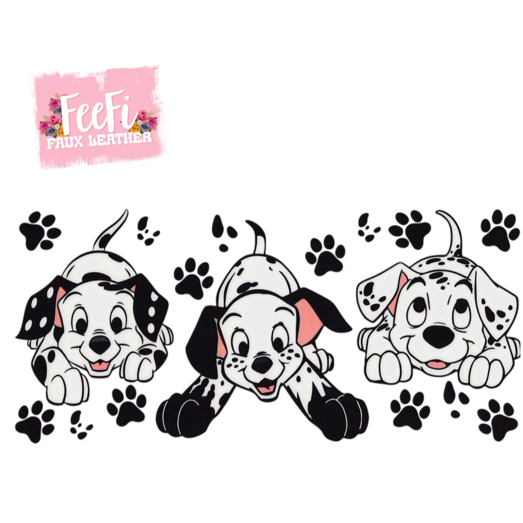 Dogs UV DTF Cup Wrap – Easy Cup Wrap for Tumblers & Projects FeeFiFauxLeather