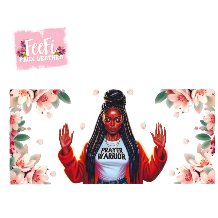 Girl UV DTF Cup Wrap – Easy Cup Wrap for Tumblers & Projects FeeFiFauxLeather