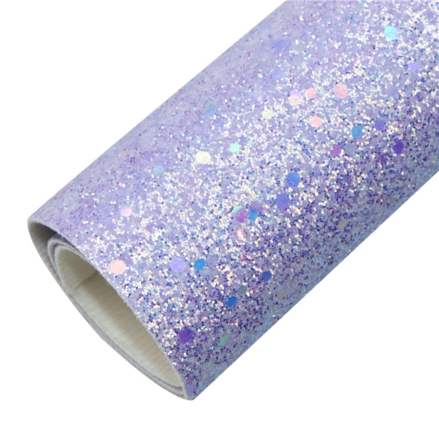 Sequin Chunky Glitter Printed Faux Leather FeeFiFauxLeather