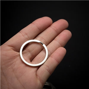 Key Ring 1 1/2 inch round 5 per set FeeFiFauxLeather