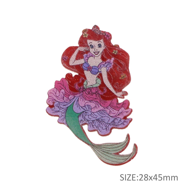 Mermaid Glitter Resin 5 piece set FeeFiFauxLeather