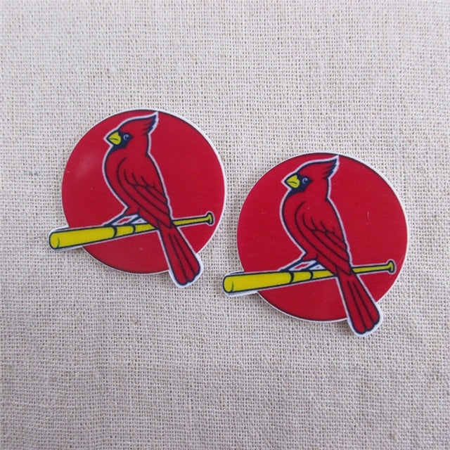 Cardinals Baseball Resin 5 piece set FeeFiFauxLeather