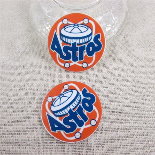 Astros Baseball Resin 5 piece set FeeFiFauxLeather