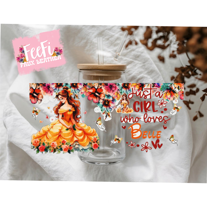 Princess UV DTF Cup Wrap – Easy Cup Wrap for Tumblers & Projects FeeFiFauxLeather