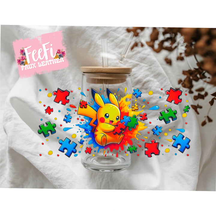 Pocket Monster UV DTF Cup Wrap – Easy Cup Wrap for Tumblers & Projects FeeFiFauxLeather