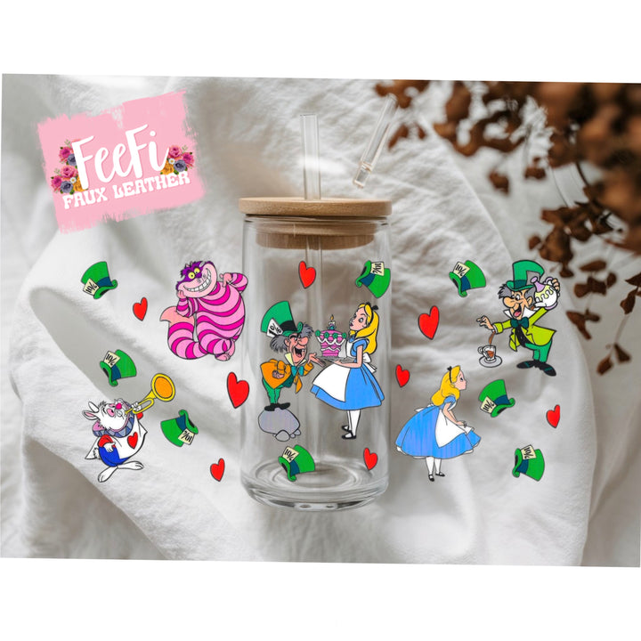 Princess Alice UV DTF Cup Wrap – Easy Cup Wrap for Tumblers & Projects FeeFiFauxLeather