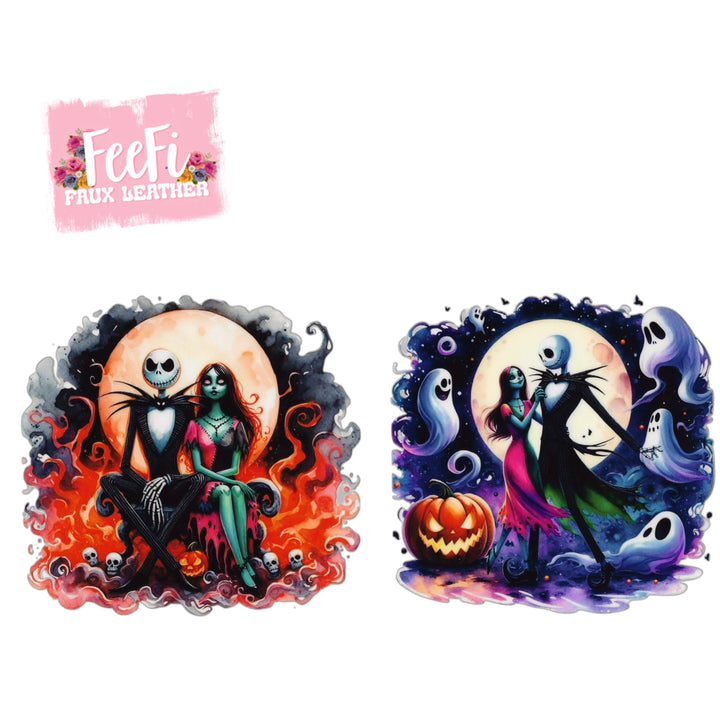 Nightmare Before Christmas UV DTF Cup Wrap – Easy Cup Wrap for Tumblers & Projects FeeFiFauxLeather