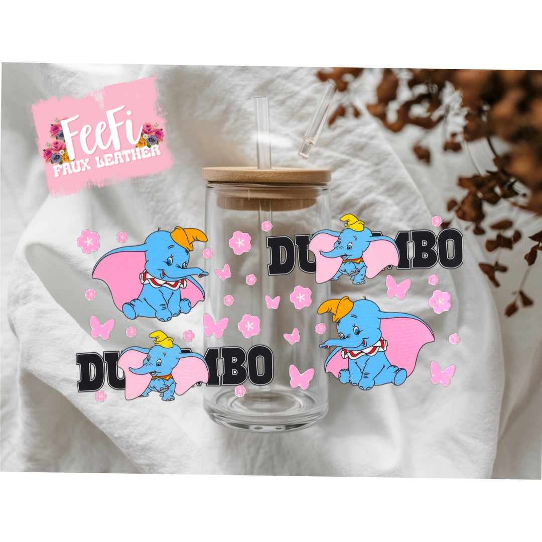 Dumbo UV DTF Cup Wrap – Easy Cup Wrap for Tumblers & Projects FeeFiFauxLeather