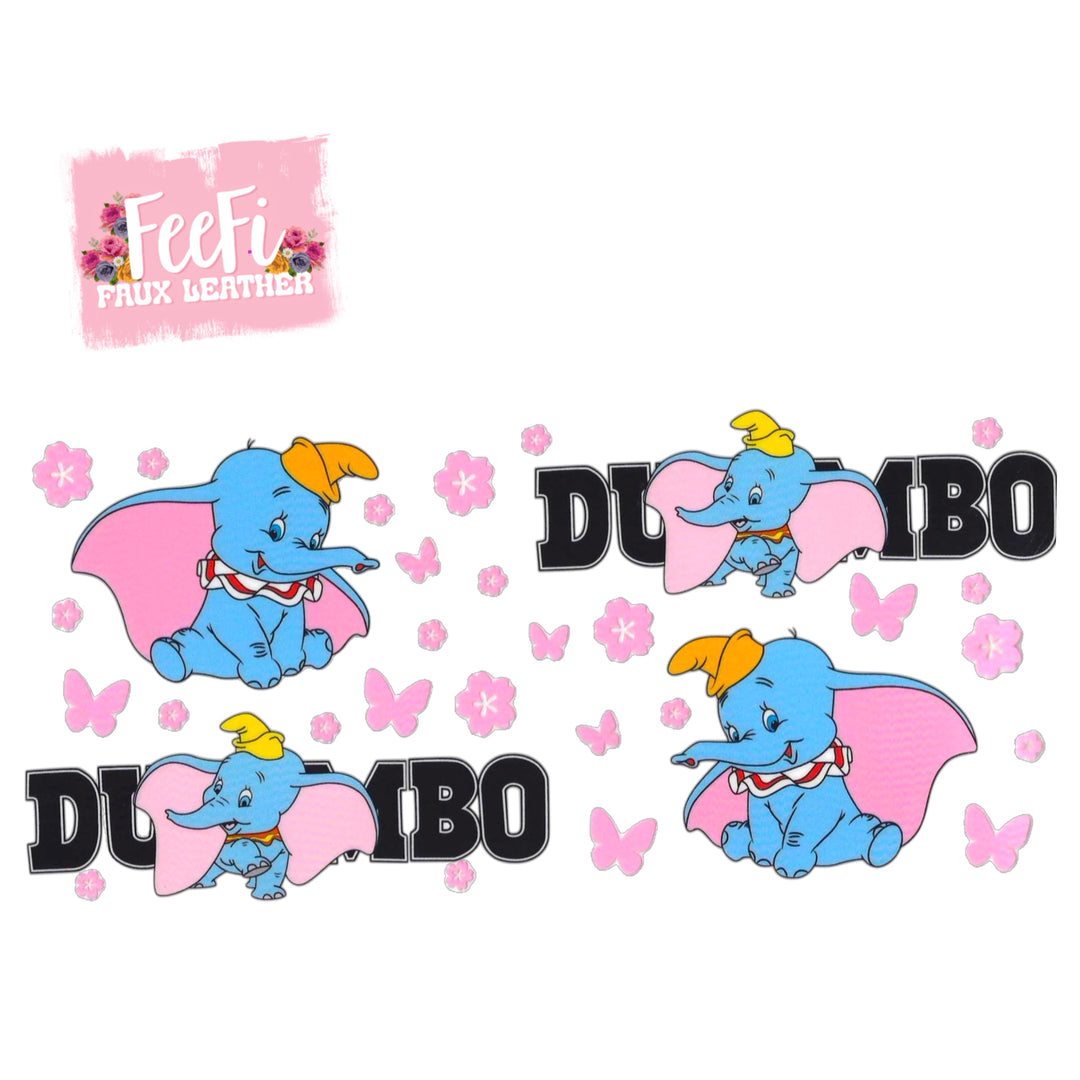 Dumbo UV DTF Cup Wrap – Easy Cup Wrap for Tumblers & Projects FeeFiFauxLeather