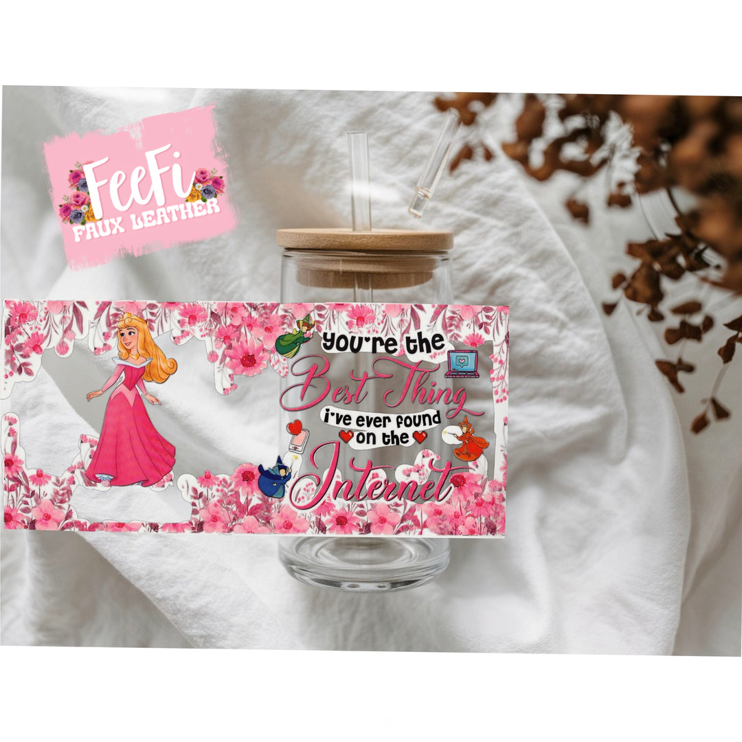 Princess UV DTF Cup Wrap – Easy Cup Wrap for Tumblers & Projects FeeFiFauxLeather