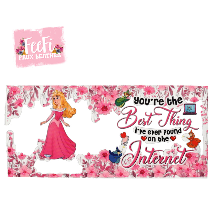 Princess UV DTF Cup Wrap – Easy Cup Wrap for Tumblers & Projects FeeFiFauxLeather