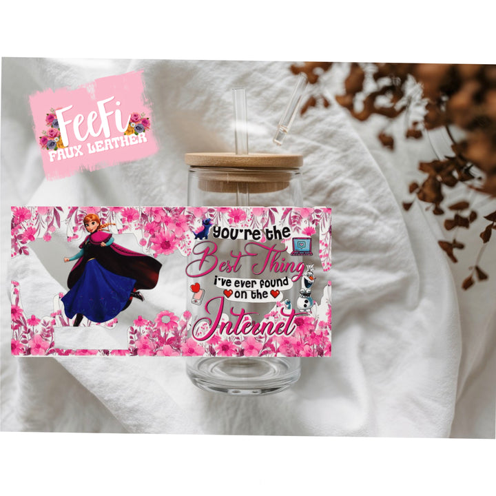 Princess UV DTF Cup Wrap – Easy Cup Wrap for Tumblers & Projects FeeFiFauxLeather