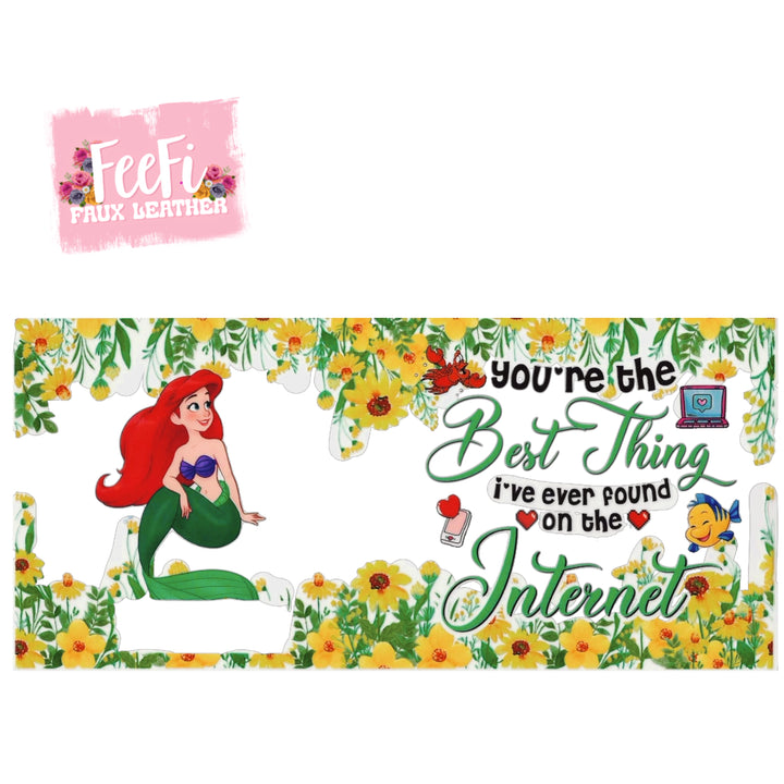 Princess UV DTF Cup Wrap – Easy Cup Wrap for Tumblers & Projects FeeFiFauxLeather
