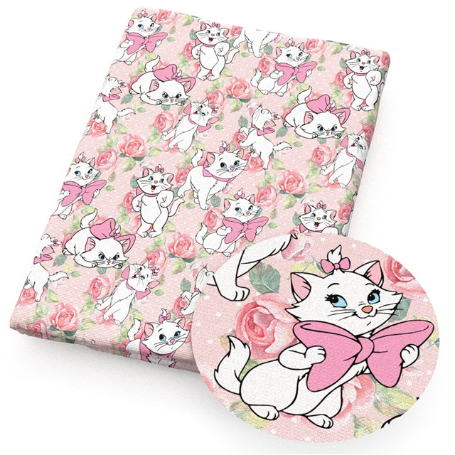 Marie The Aristocats Printed Faux Leather FeeFiFauxLeather
