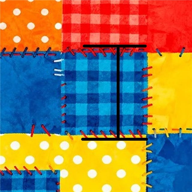 Patchwork Picnic Quilt Printed Faux Leather Sheet FeeFiFauxLeather
