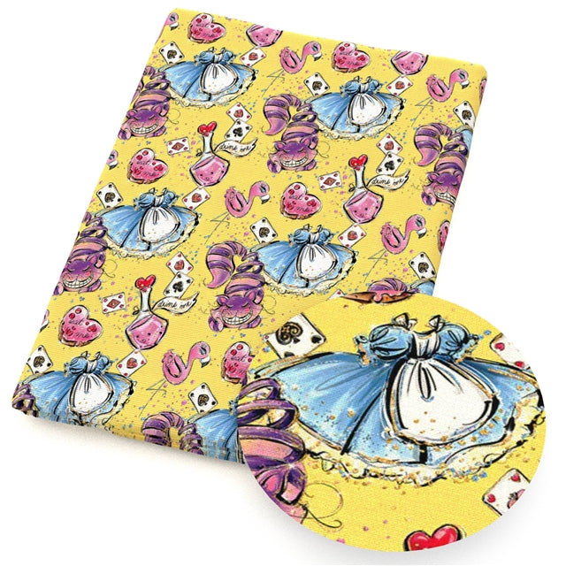 Princess Dress Printed Faux Leather Sheet FeeFiFauxLeather