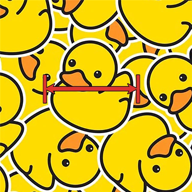Ducks Rubber Ducks Printed Faux Leather Sheet FeeFiFauxLeather
