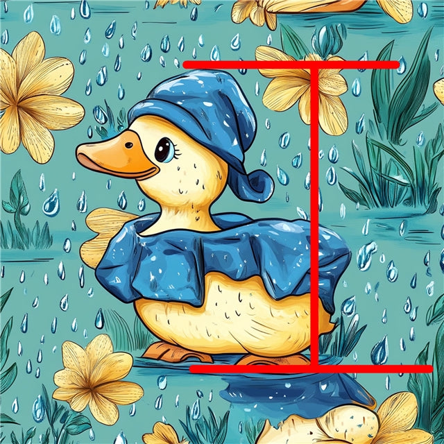 Goose Geese Animal Printed Faux Leather Sheet FeeFiFauxLeather