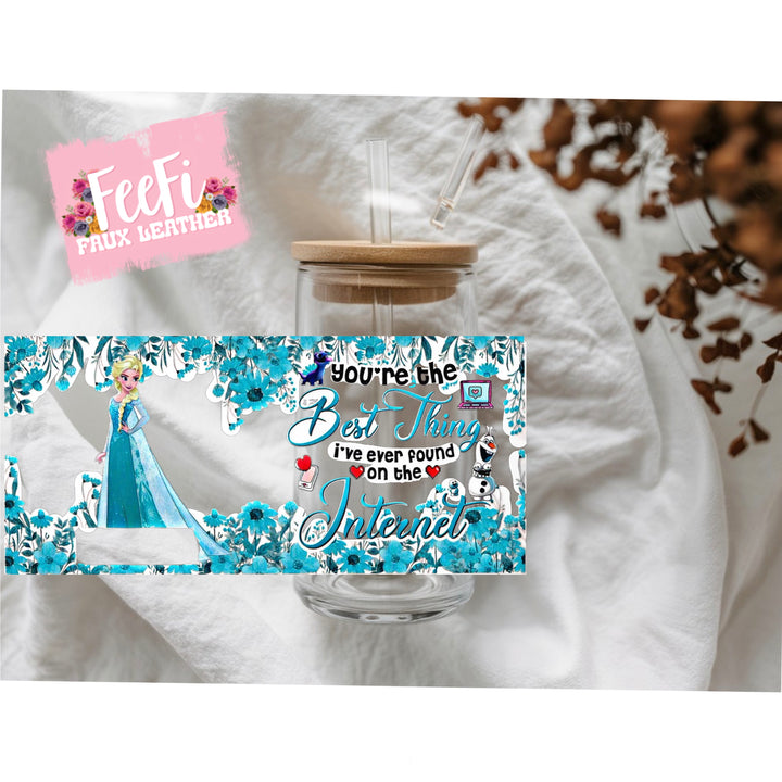 Princess UV DTF Cup Wrap – Easy Cup Wrap for Tumblers & Projects FeeFiFauxLeather