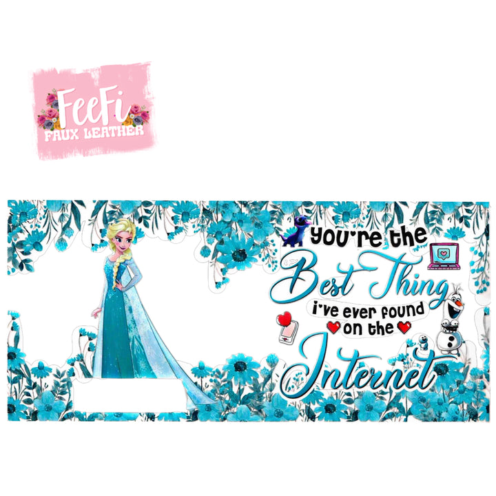 Princess UV DTF Cup Wrap – Easy Cup Wrap for Tumblers & Projects FeeFiFauxLeather