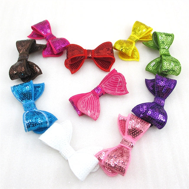 Classic Sparkle Sequin Bow ✨ FeeFiFauxLeather