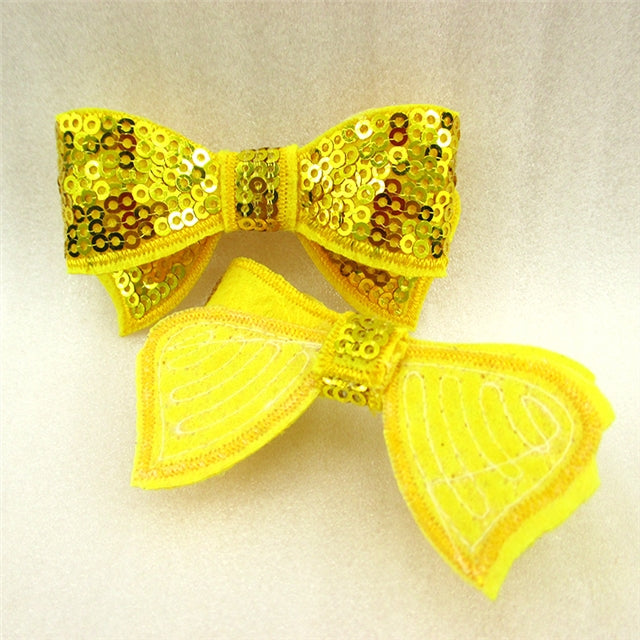 Classic Sparkle Sequin Bow 2 Per Order✨ FeeFiFauxLeather