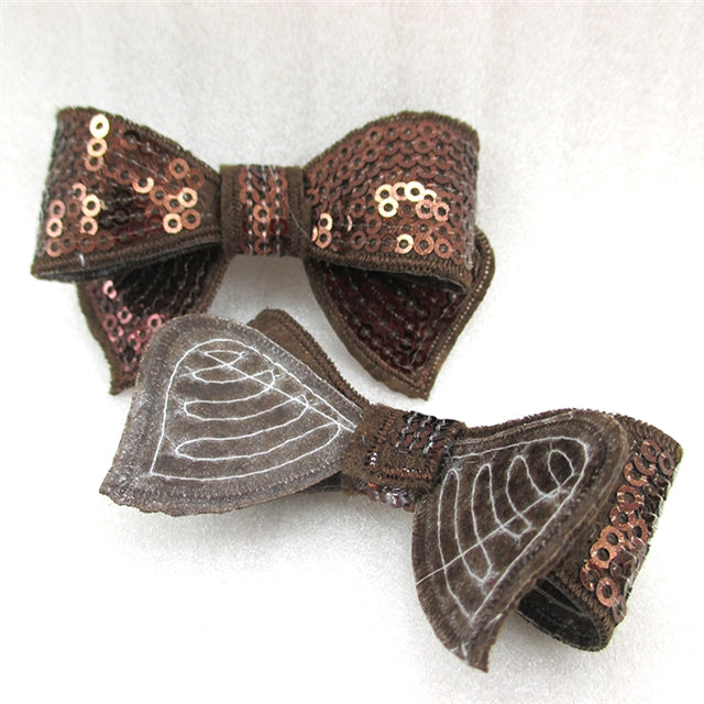 Classic Sparkle Sequin Bow 2 Per Order✨ FeeFiFauxLeather