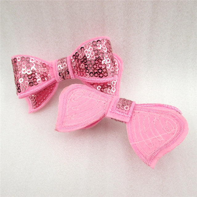 Classic Sparkle Sequin Bow 2 Per Order✨ FeeFiFauxLeather