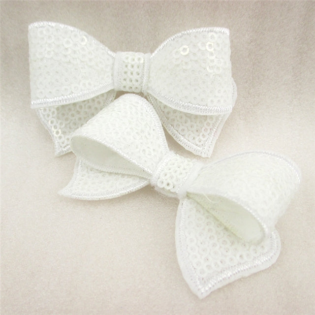 Classic Sparkle Sequin Bow 2 Per Order✨ FeeFiFauxLeather