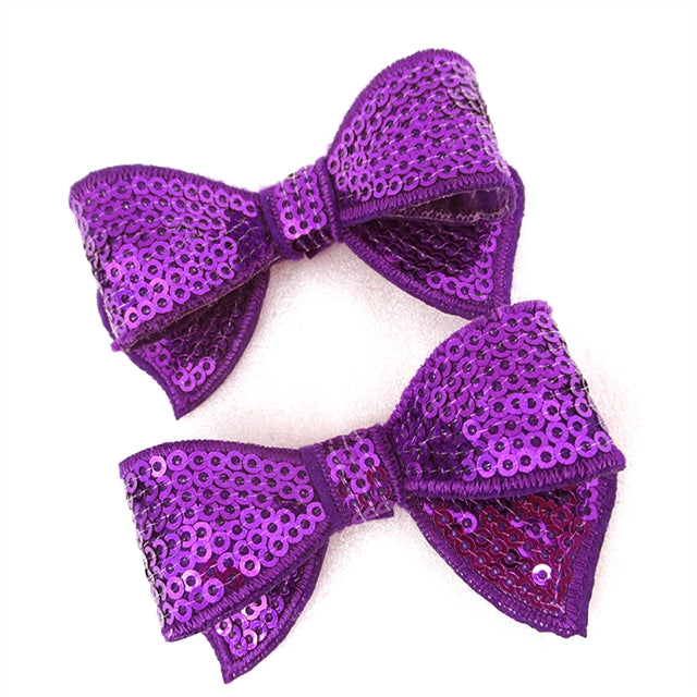 Classic Sparkle Sequin Bow 2 Per Order✨ FeeFiFauxLeather