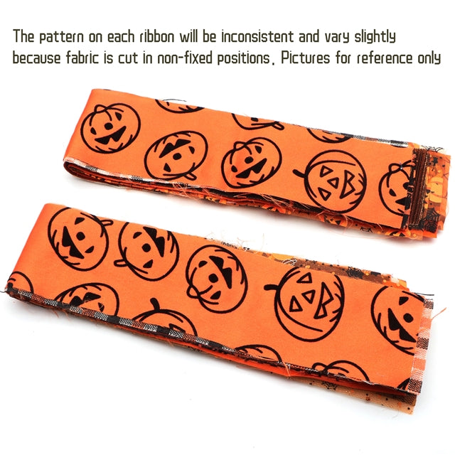 Halloween Polyester Cotton Fabric Strips – 10-Piece Set Jelly Roll FeeFiFauxLeather