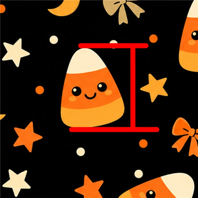 Halloween Ghost Pumpkins Bullet Printed Fabric FeeFiFauxLeather