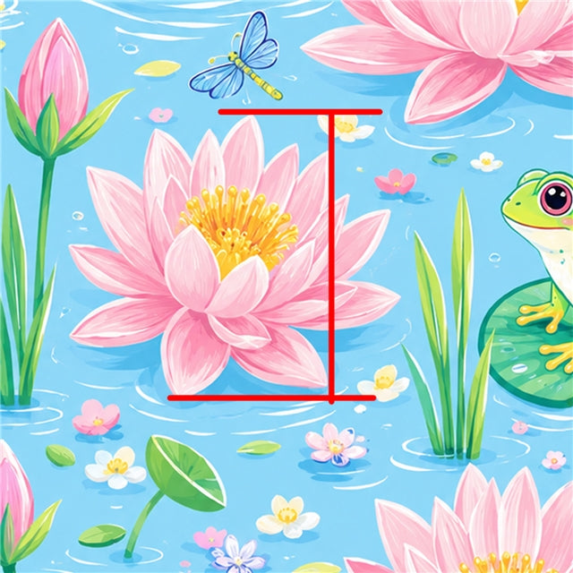 Frogs Animals Printed Faux Leather Sheet FeeFiFauxLeather