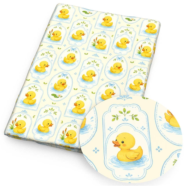 🐥 Little Duckling Frames 💙 Printed Faux Leather Sheet FeeFiFauxLeather
