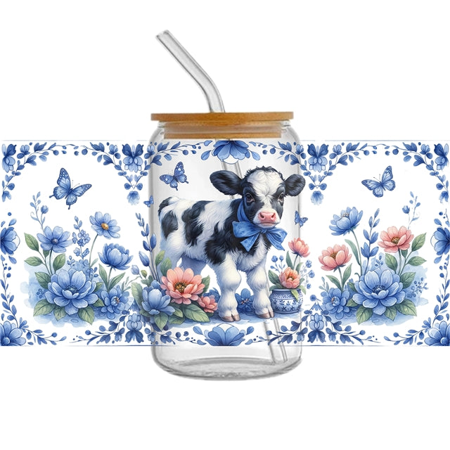 Cow UV DTF Cup Wrap – Easy Cup Wrap for Tumblers & Projects FeeFiFauxLeather