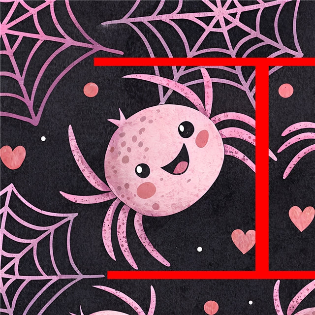 Spider Halloween Printed Faux Leather Sheet FeeFiFauxLeather