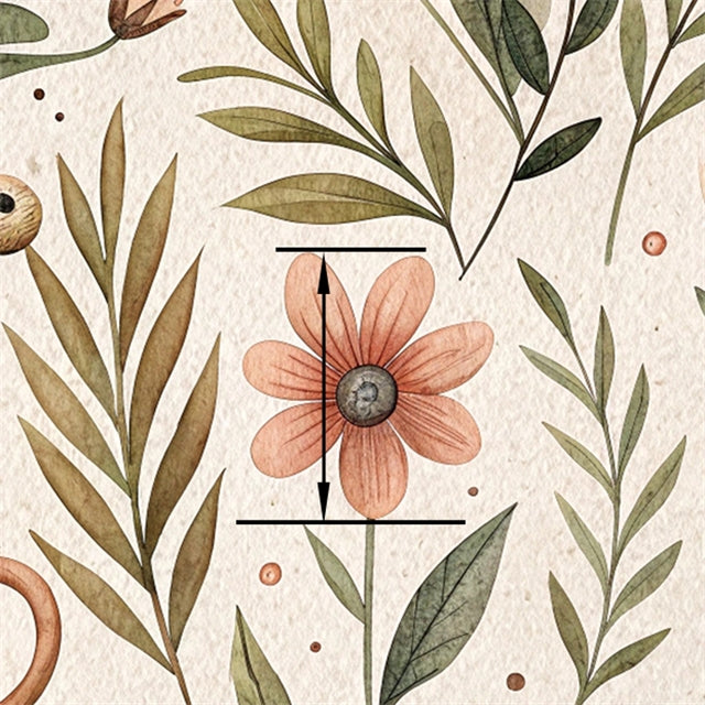 Fall Coffee Printed Faux Leather Sheet FeeFiFauxLeather