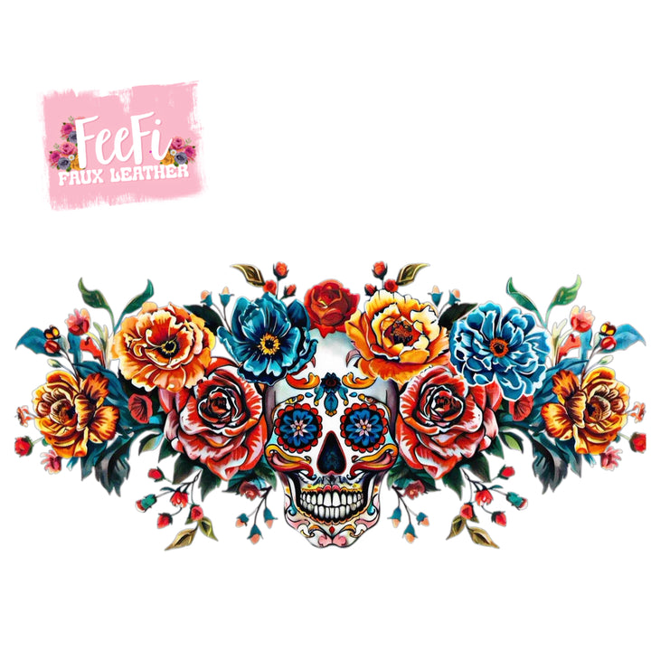 Skull Sweetheart UV DTF Cup Wrap – Easy Cup Wrap for Tumblers & Projects FeeFiFauxLeather