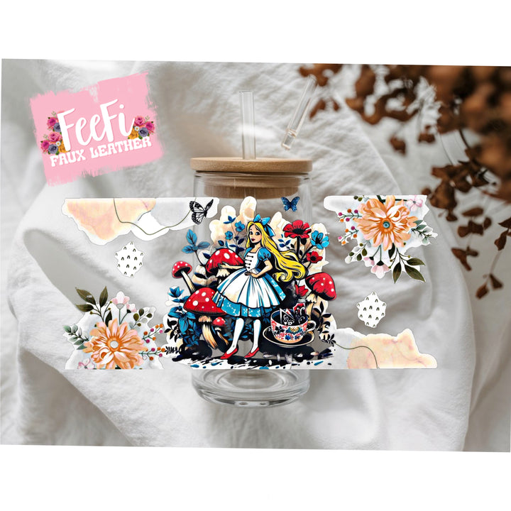 Princess Alice UV DTF Cup Wrap – Easy Cup Wrap for Tumblers & Projects FeeFiFauxLeather