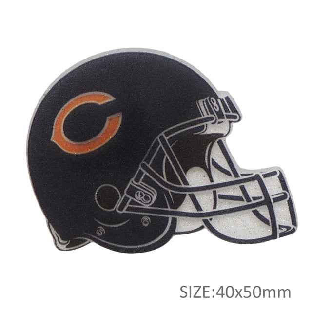 Bears Football Resin 5 piece set FeeFiFauxLeather