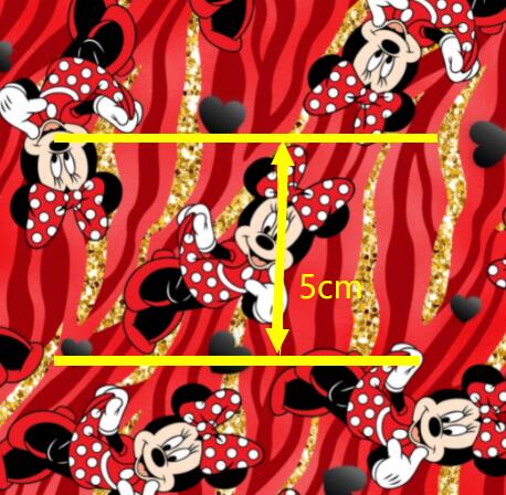 Minnie Mouse Textured Liverpool/ Bullet Fabric with a textured feel