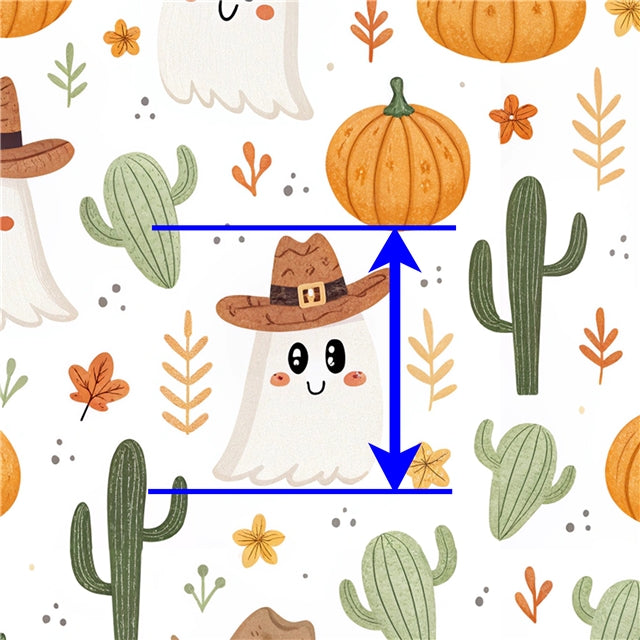 Witchy Pumpkin Patch Halloween Faux Leather 🎃🧙‍♀️ Printed Faux Leather Sheet FeeFiFauxLeather