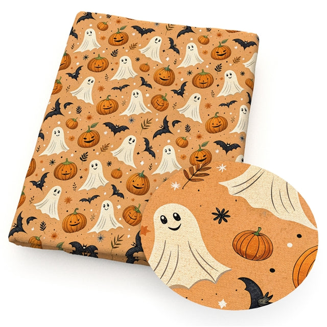 👻🎃 Printed Faux Leather Sheet FeeFiFauxLeather