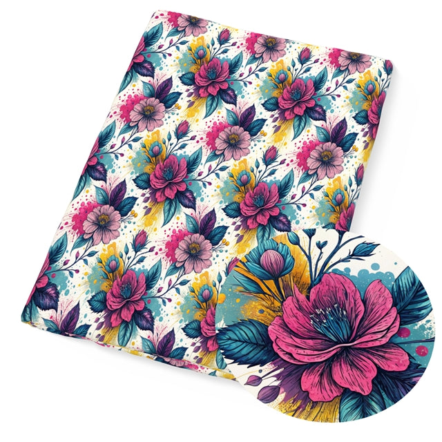 Printed Faux Leather Sheet FeeFiFauxLeather