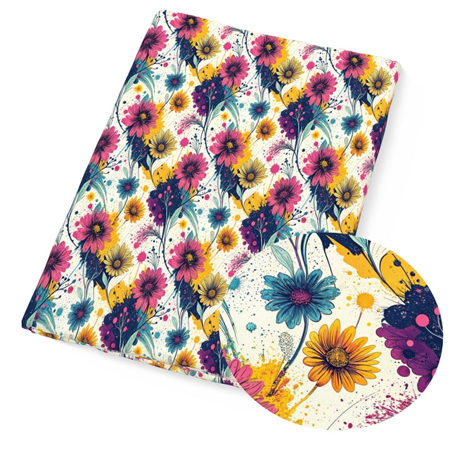 Printed Faux Leather Sheet FeeFiFauxLeather