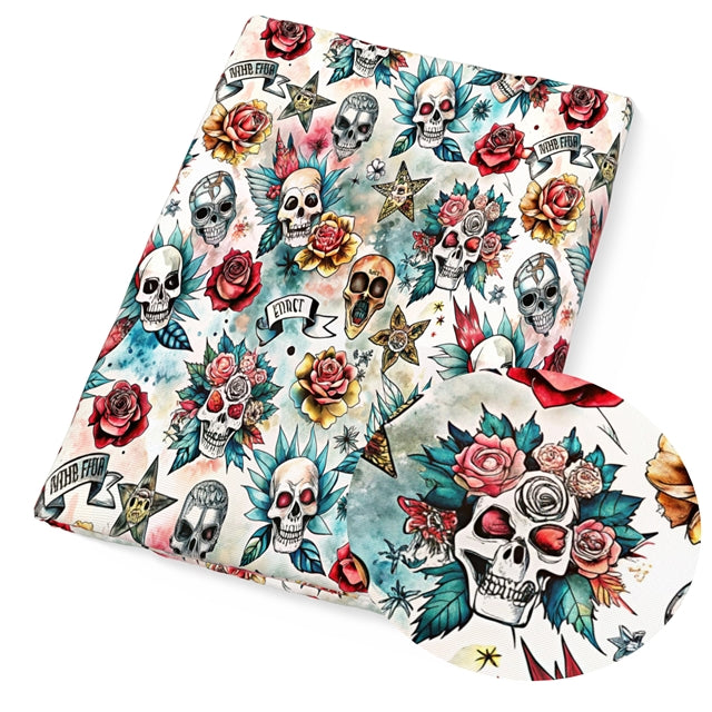 Printed Faux Leather Sheet FeeFiFauxLeather