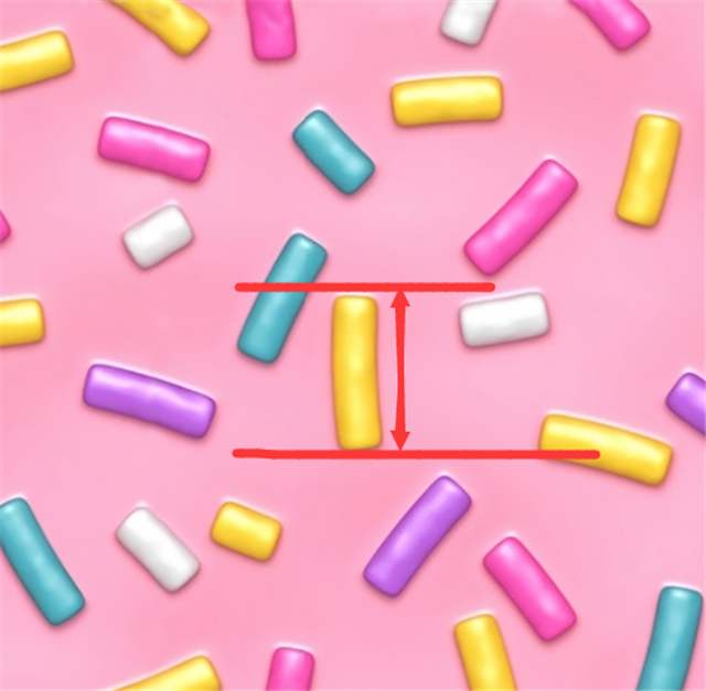 Donut Sprinkles Cotton Printed Fabric FeeFiFauxLeather