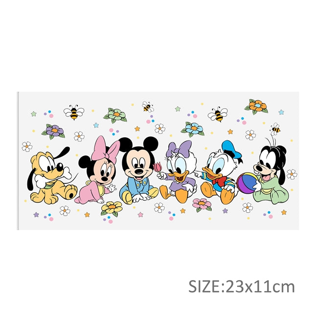 Mouse UV DTF Cup Wrap – Cartoon Cup Wrap Design for Tumblers & Cups FeeFiFauxLeather
