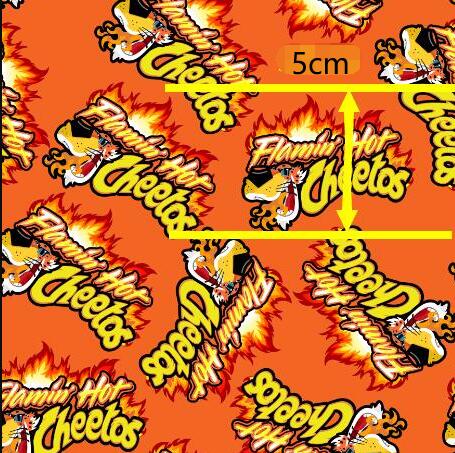 Cheetos Textured Liverpool/ Bullet Fabric with a textured feel